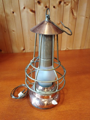 Lampada lanterna vintage rame - lampada,