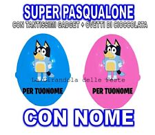 Bluey SUPER PASQUALONE SORPRESONE UOVO DI PASQUA CONTENITORE Regalo Bambino