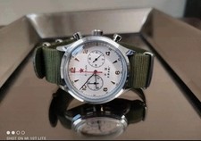 ? RED STAR 1963 CRONOGRAFO MILITARE AVIAZIONE CINESE QUARZO VINTAGE OROLOGIO⌚