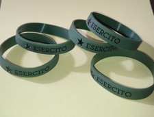 10 BRACCIALETTI ESERCITO