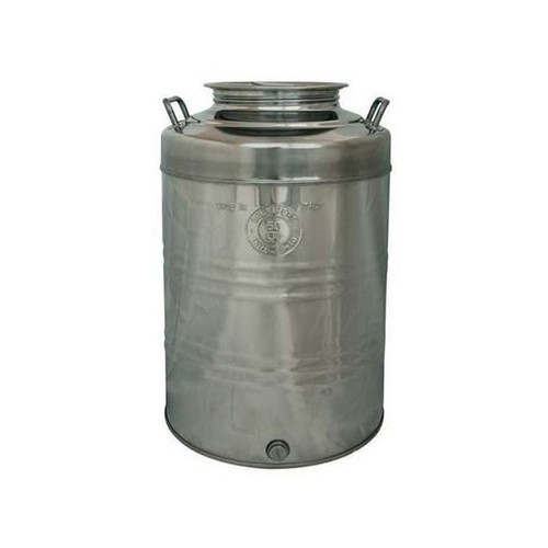 Fusto acciaio inox 50 - inox, lt.50