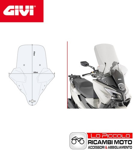 Parabrezza completo givi - completo, [givi]