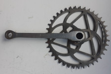 Guarnitura destra bici uomo  antica,  marcata BIANCHI,  anno 1940, denti 40