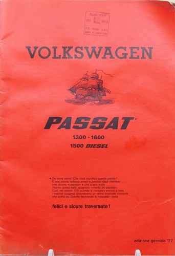 Manuale catalogo volkswagen - manuale,