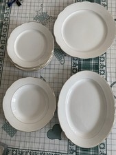 Servizio Antico Di Piatti Ginori Richard Zuppiera Fondi Piani Vintage Portata