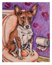 Regalo cane bagno Basenji -