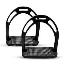 STAFFA IN ALLUMINIO Anodizzata Nera Alta Qualità