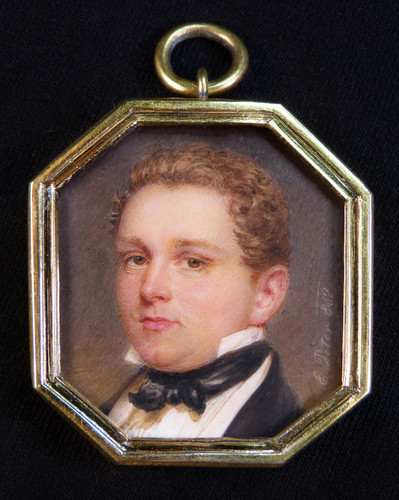 Antico ritratto miniatura - antico,
