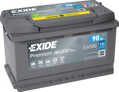 Batteria auto exide ea900 90ah - batteria,