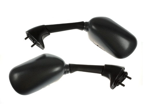 Coppia specchietti carbon look