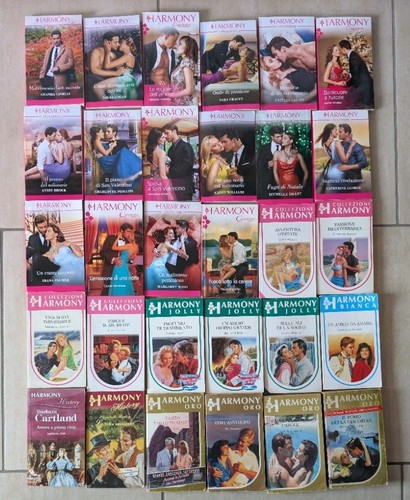 Lotto libri romanzi harmony - lotto,