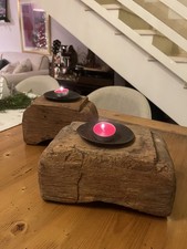 Coppia Di Portacandele Etnici