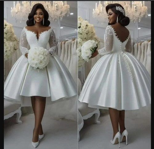 Abiti sposa corti con - da,