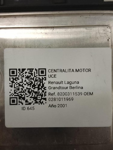 0281011969 centralina motore