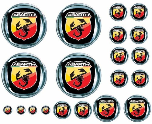Kit adesivi sticker fiat - 20,