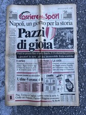 giornale scudetto napoli 1990