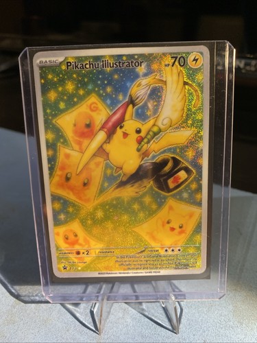 Pikachu illustrator full art - pikachu,