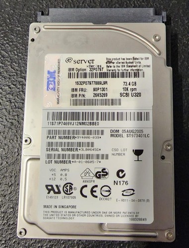 Ibm 26k5269 10 k rpm - ibm,