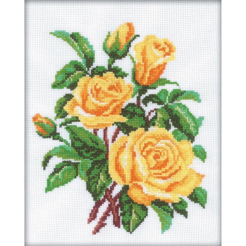 Rto set punto croce rose - rto, "rose