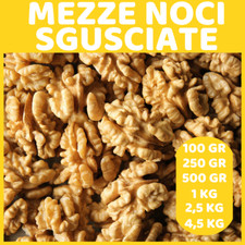 Gherigli Noci mezze A naturali Sgusciate nuovo raccolto frutta secca secche sg