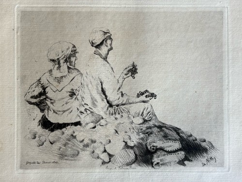 Giuseppe nittis gravure eau - de,