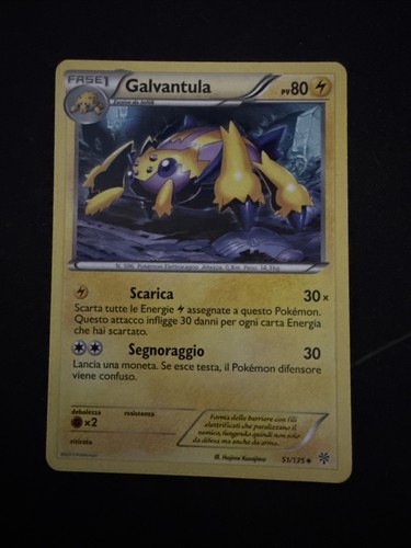 Carta pokemon galvantula - pokemon,
