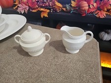 WEDGWOOD OF ETRURIA & BARLASTON EDME ZUCCHERO CON COPERCHIO E CREMA