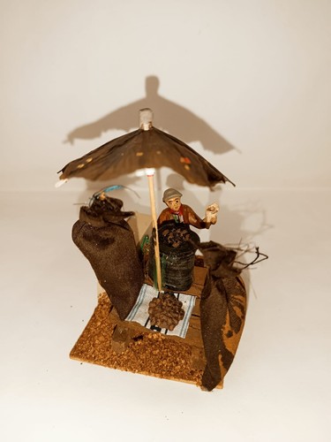 Venditore caldarroste con luce - venditore,