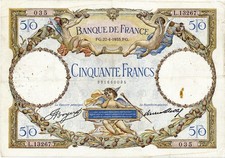 Banconota FRANCIA 50 franchi