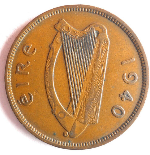 1940 irlanda penny rara - 1940,