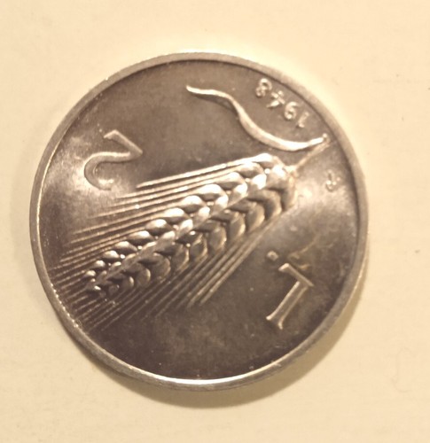 Moneta lire spiga 1948 - moneta,