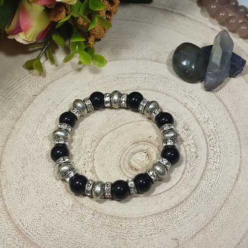Bracciale elastico perline