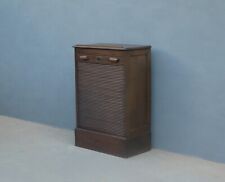 Serranda classificatore colonna mobile a leggio in rovere, '900 - H 110 cm!