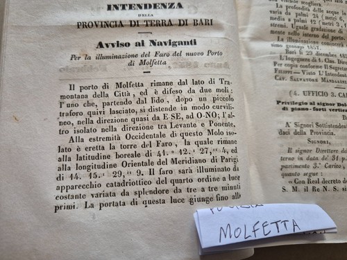 Borboni giornale intendenza - giornale,