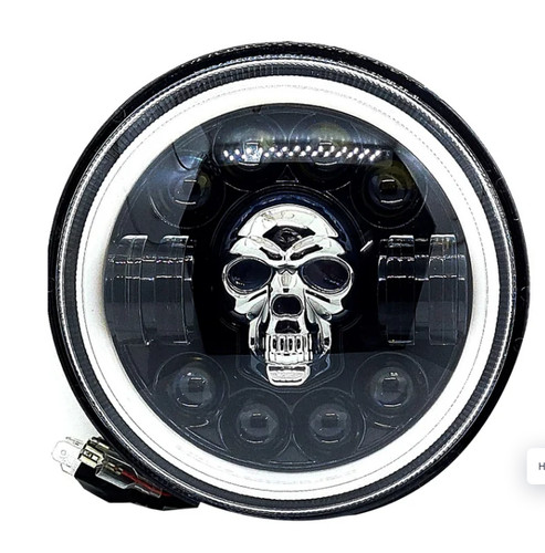 Skull led headlight - skull,
