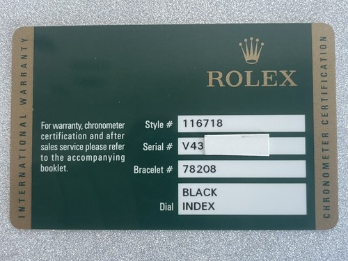 Rolex gmt master 116718 - master,