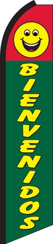 Bandiera swooper benvenuto - swooper, di