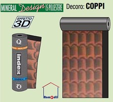 Guaina bituminosa ardesiata APPLICAZIONE A CANNELLO 4,5 coppi tegole 3D -15C