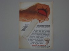 advertising Pubblicità 1962 MOTORE FUORIBORDO OUTBOARD JOHNSON