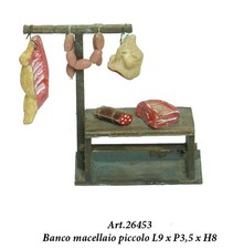 Miniatura banco macellaio