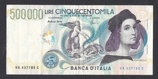 ITALIA - LIRE 500000 RAFFAELLO
