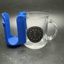 Tazza in vetro trasparente con