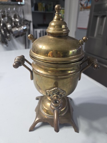 Antico samovar tula ottone - samovar,