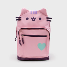 Zaino pusheen viso gatto - viso, rosa