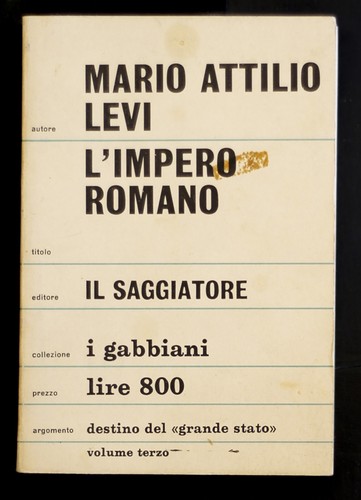 Impero romano volume terzo - l'impero,