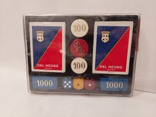 Dal Negro Art 103 - Set Carte da Poker + dadi + gettoni stampigliati  SIGILLATO