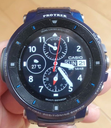 Smartwatch casio pro trek - casio,