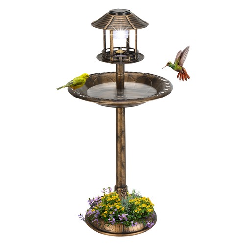 Birdbath esterno con luce - esterno,