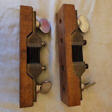 Lotto di 6 shunt Weston vintage 2 con base legno - Ammeter electical shunt