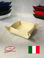  SVUOTATASCHE IN VERA PELLE PREGIATO ED ELEGANTE-  IDEA REGALO - MADE IN ITALY -